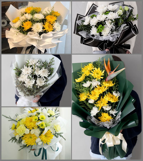台湾桃园县中坜市白事花束代送